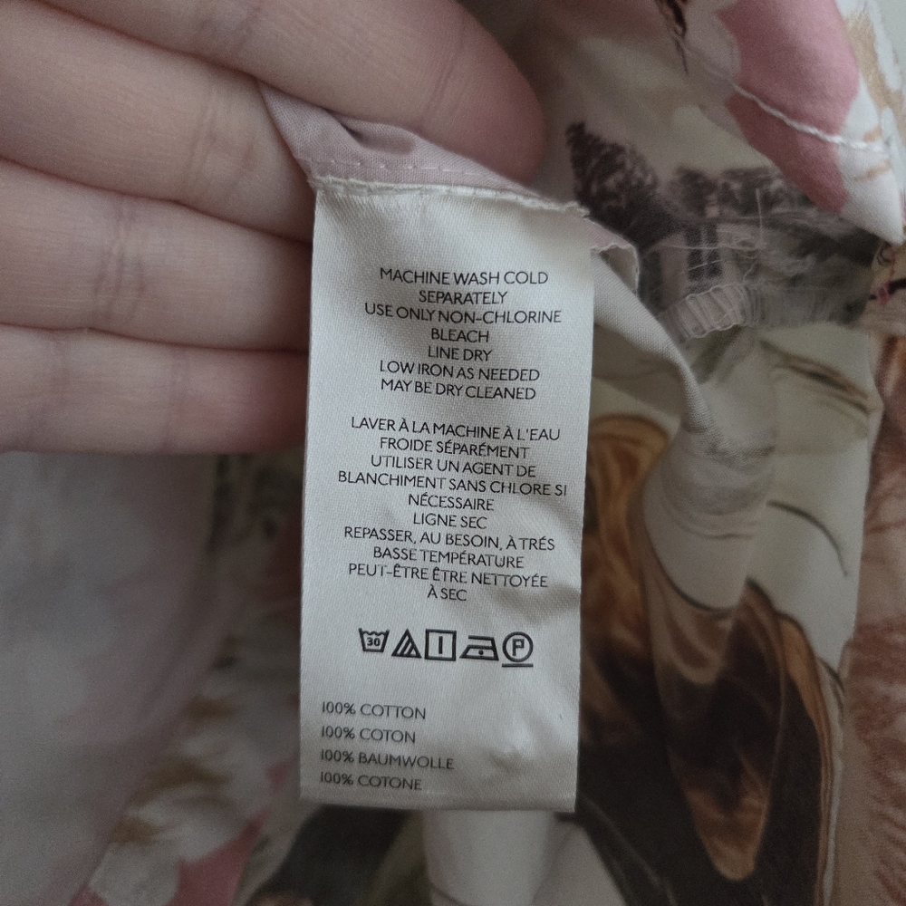 Maeve The Bennet Buttondown Shirt in Sand Dog size L NWT - Picture 10 of 11